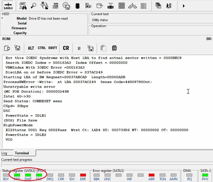 使用PC-3000如何解决希捷硬盘设备故障状态(DWF)问题