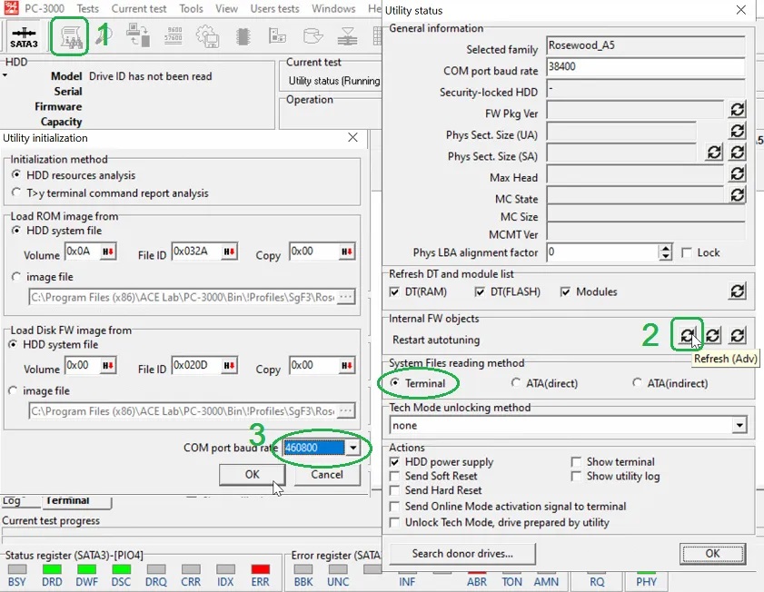 使用PC-3000如何解决希捷硬盘设备故障状态(DWF)问题