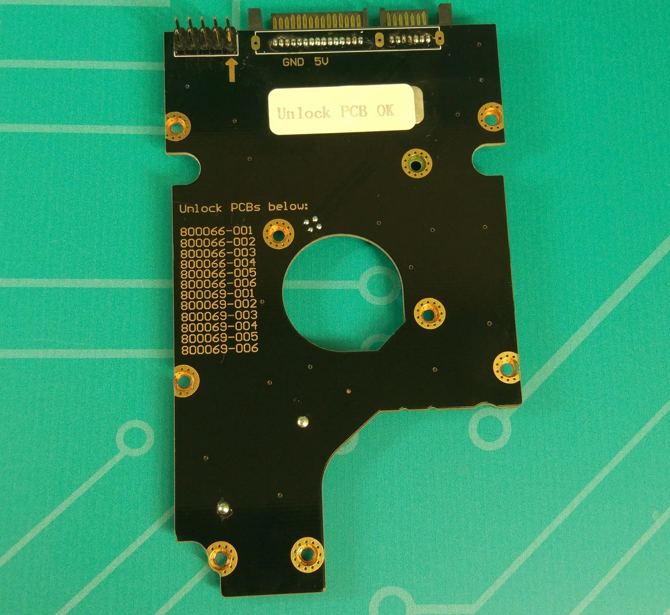 WD SMR叠瓦式硬盘如何解锁Palmer SATA PCB并将其用于将来的解锁