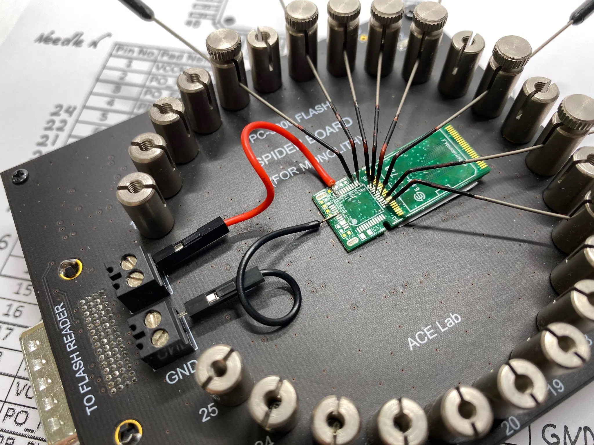PC-3000 Flash如何将COB（黑牛屎芯片）的存储芯片从NAND闪存驱动器中恢复数据