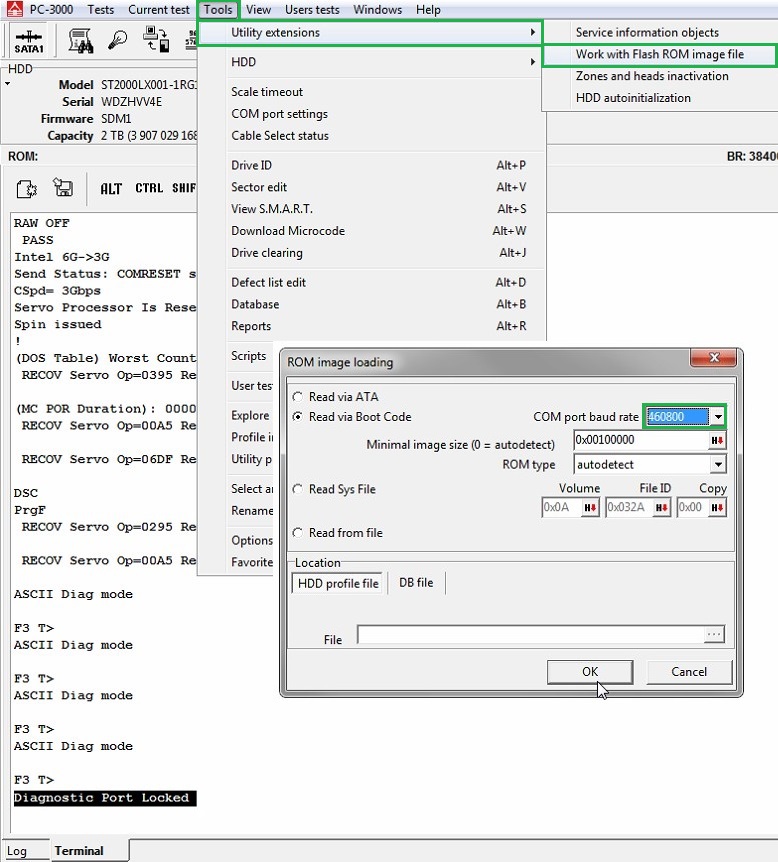 PC3000如何用损坏的NAND芯片修复Rosewood固态混合硬盘